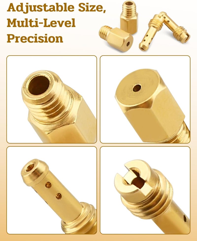 JUQAFY Main Jet and Pilot Slow Jet Kit Fit for VM18 VM20 VM22 VM26 VM24 VM28 VM30 VM32 VM34 VM36 VM38 VM44 Carburetors CRB 30Pcs - Image 3